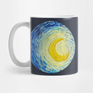 Starry Night Moon Circle Mug